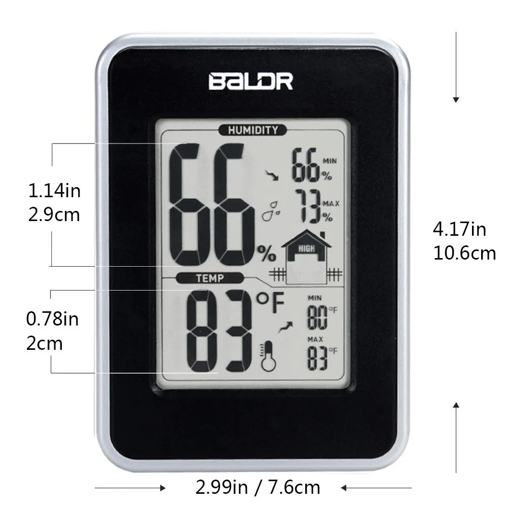 BALDR Trendy Thermo-Hygrometer Indicator