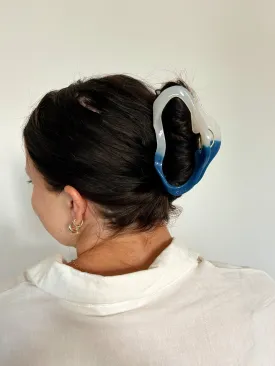 Blue Wave Claw Clip