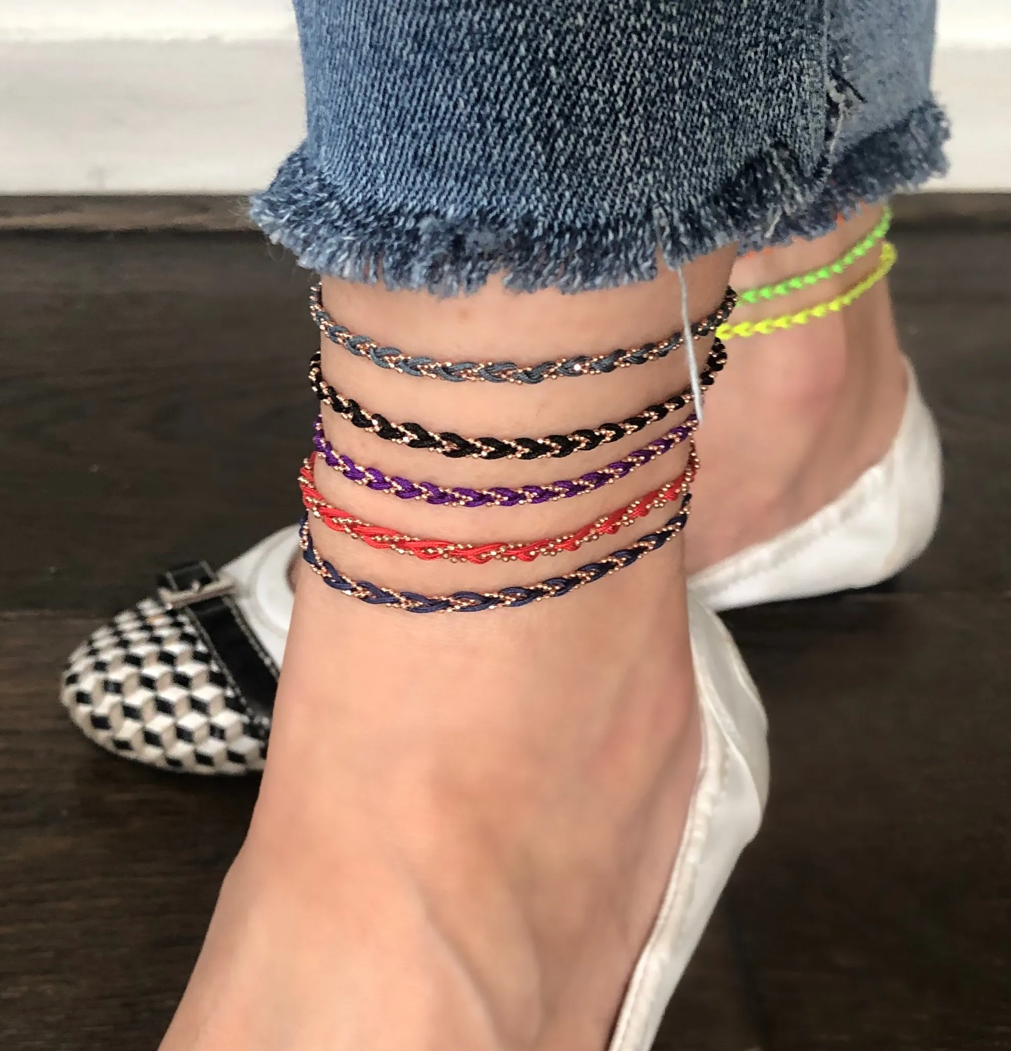 Braided Anklets