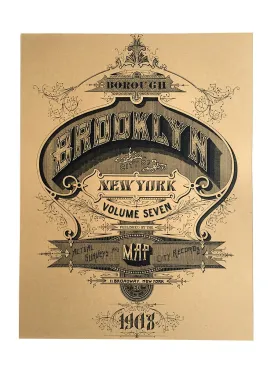 Brooklyn Art Print, Typography Poster