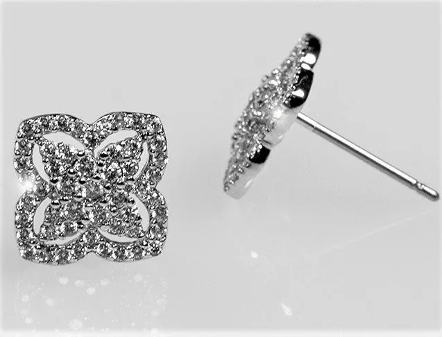 Cassie Clover Stud Earrings | 2ct