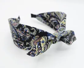 chiffon paisley headband bow knotted hairband Summer hair accessory for women