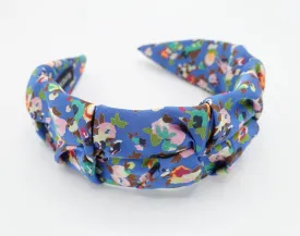 floral twist pleat headband cute hairband women hair accessory