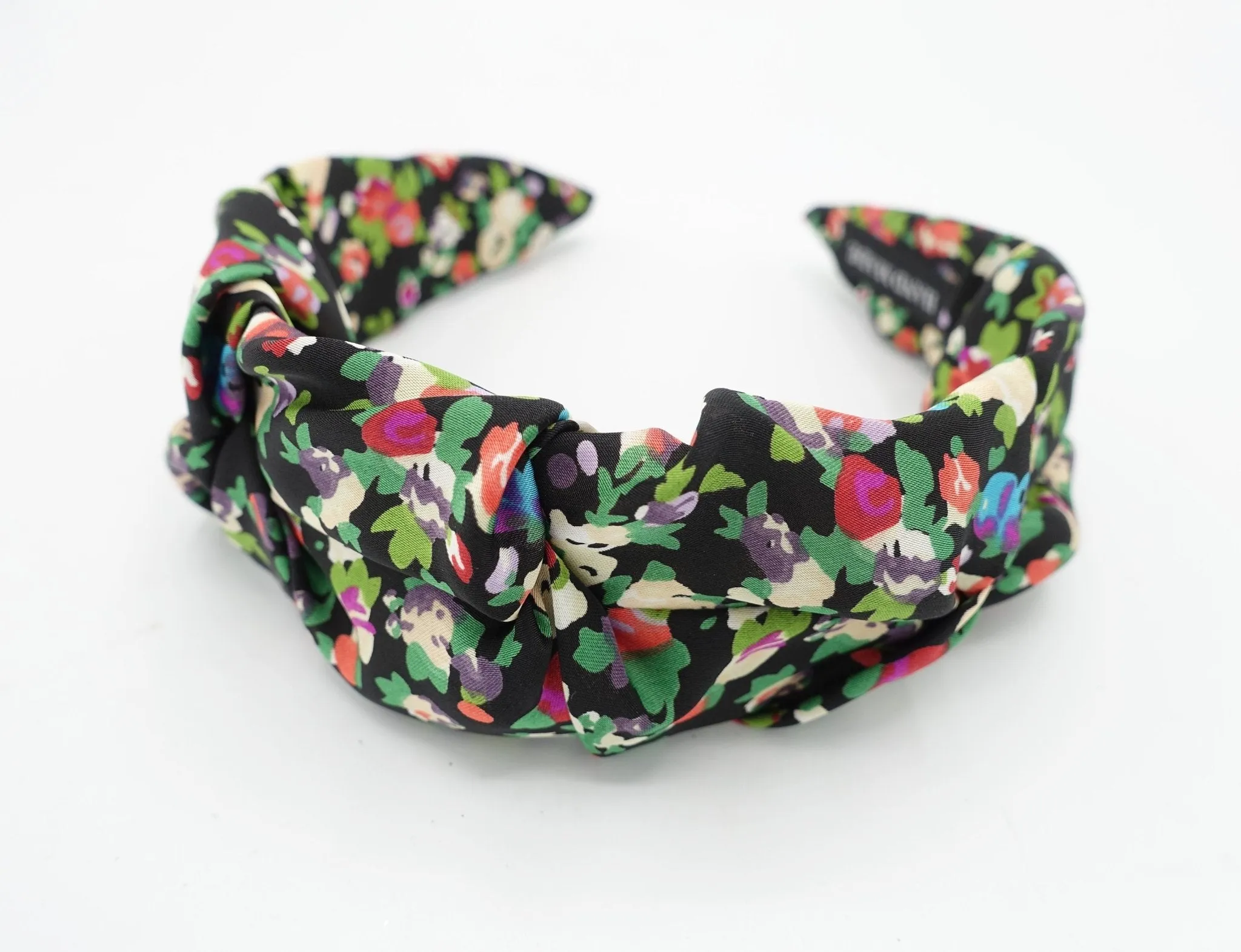 floral twist pleat headband cute hairband women hair accessory