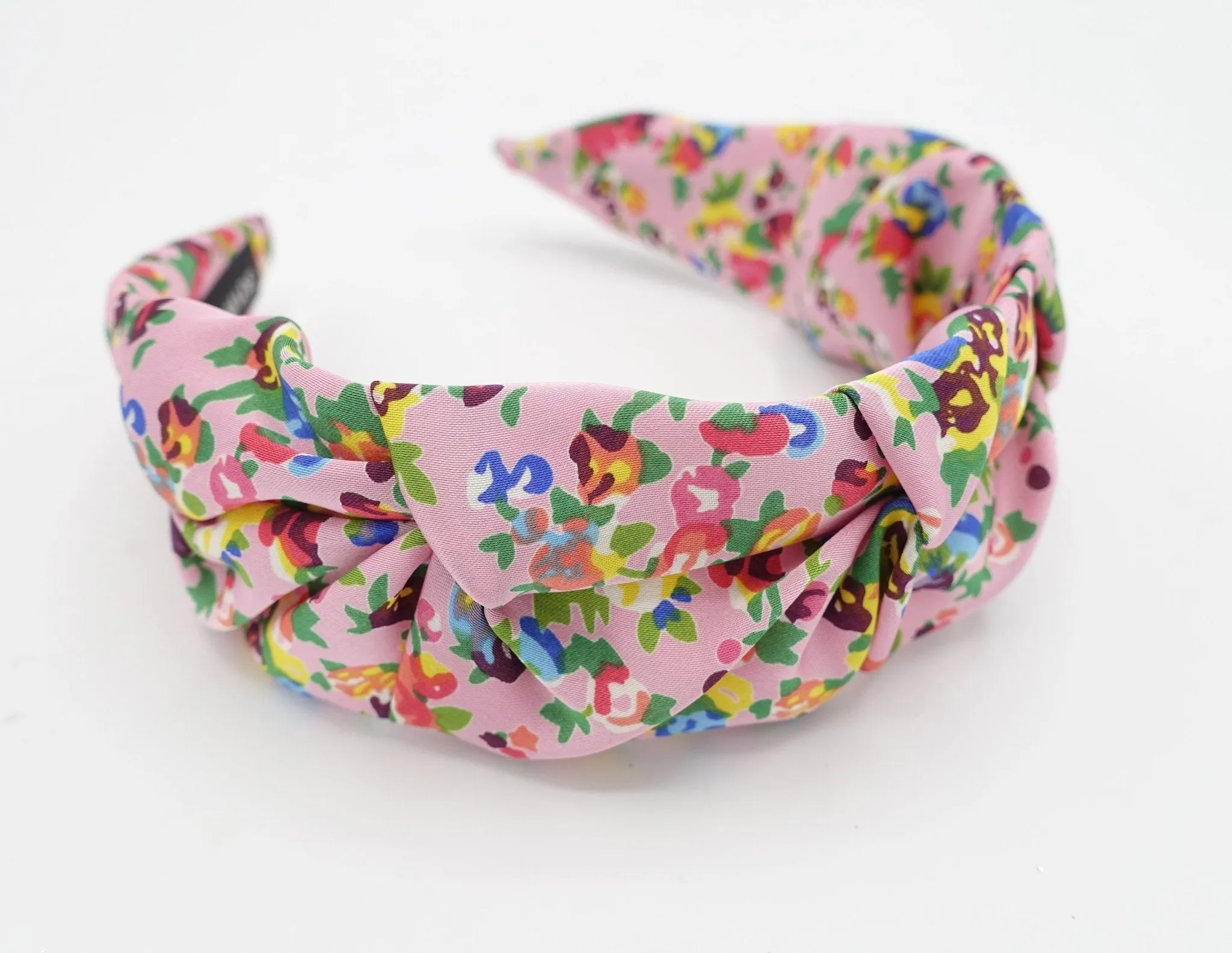 floral twist pleat headband cute hairband women hair accessory