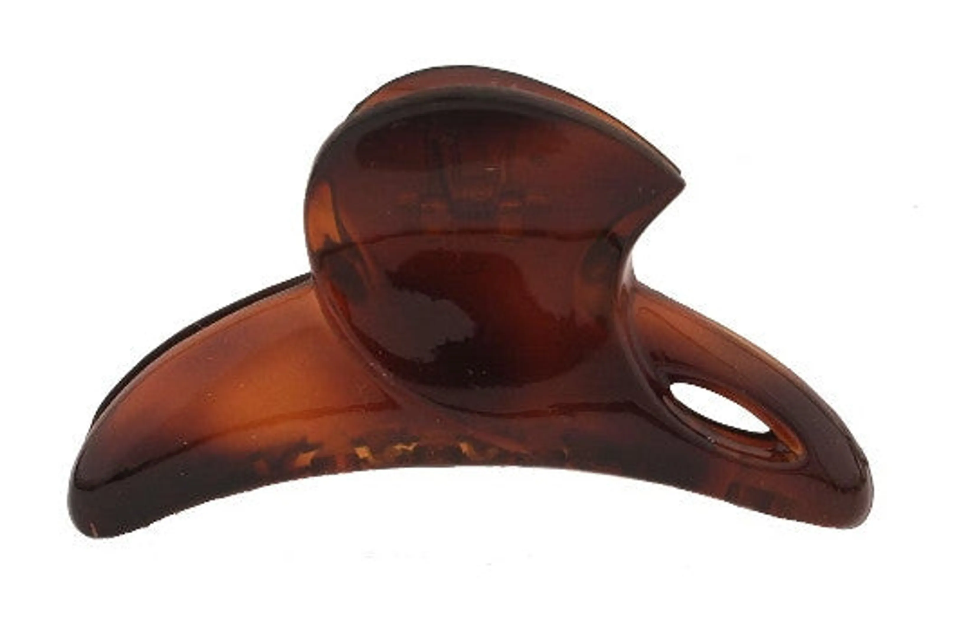 French Tortoise Shell Fan Top Hair Claw