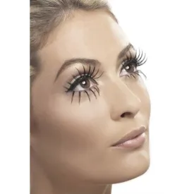 Gothic Manor Ghost Bride Eyelashes - Black