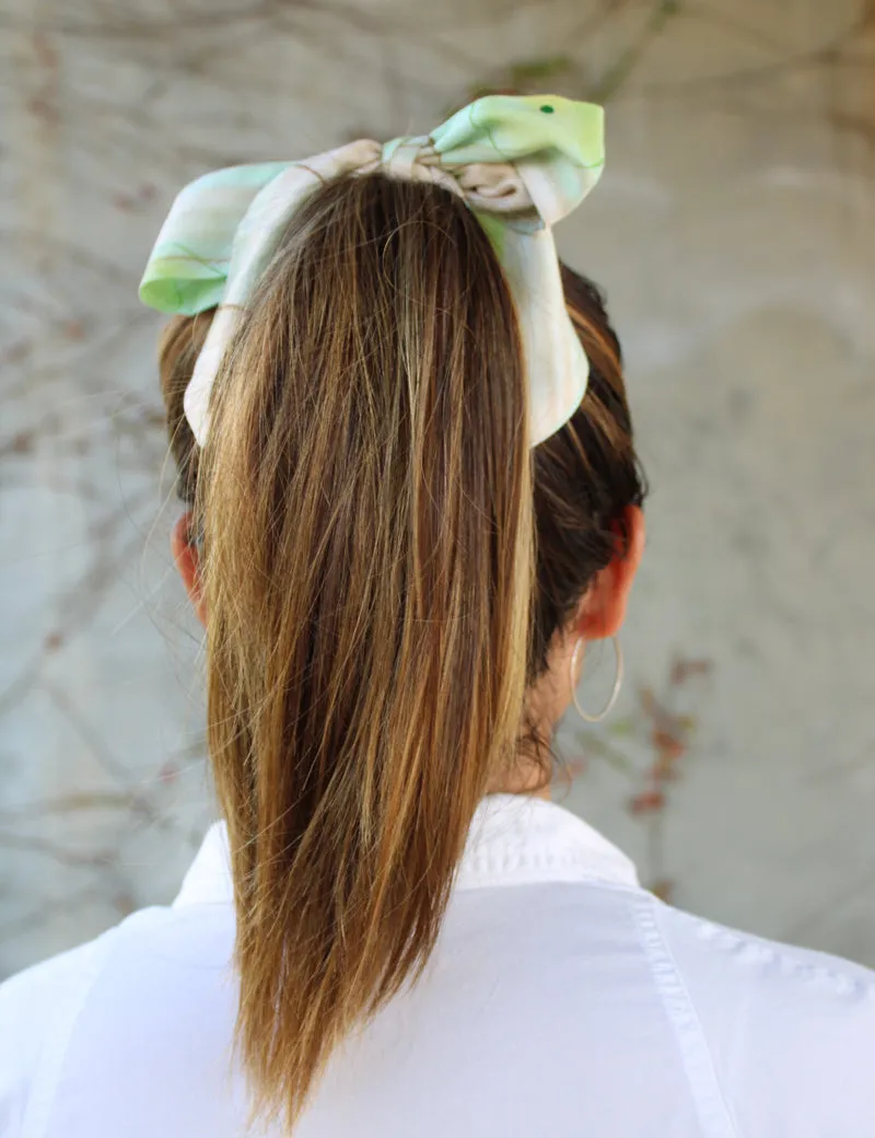 Hair Bow Scarf | Ponytail Holder