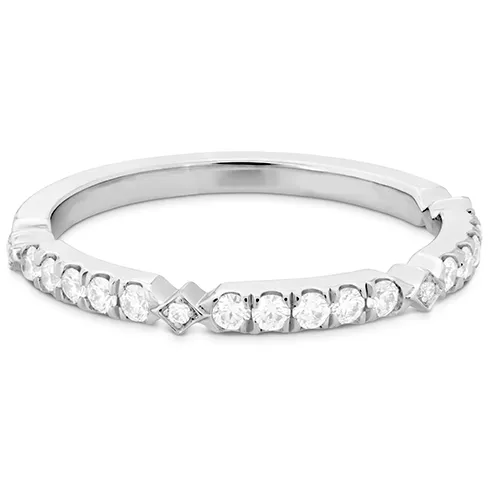 Hearts On Fire Cali Chic Accent Diamond Engagement Band