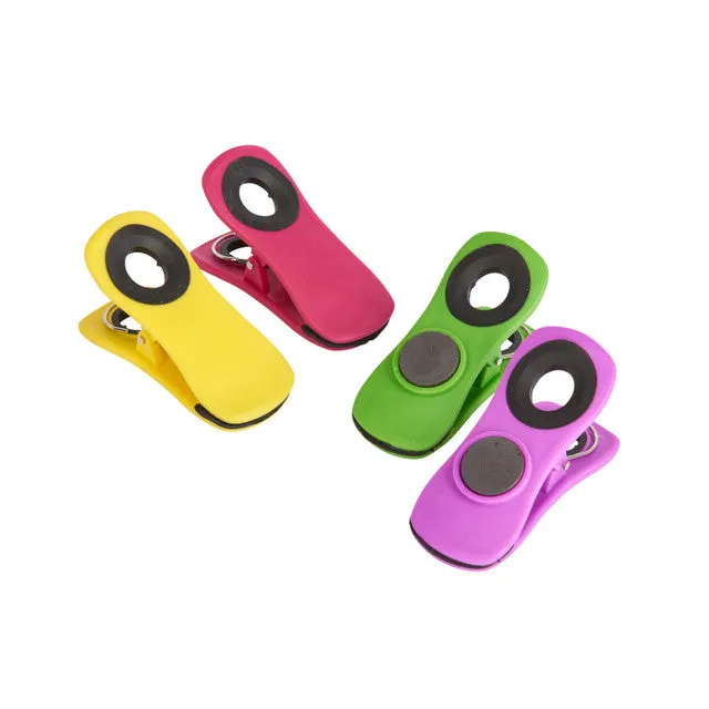 Magnetic Memo Clips-Set of 4