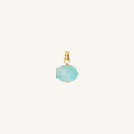 Opulent Amazonite Charm - Stone of Courage