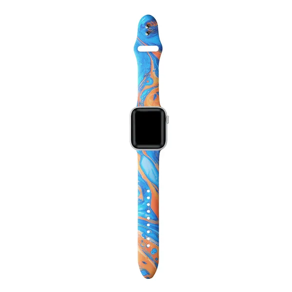 Printed Silicone Band for Apple Watch - FINAL SALE