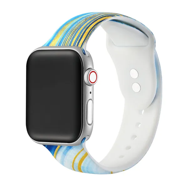 Printed Silicone Band for Apple Watch - FINAL SALE