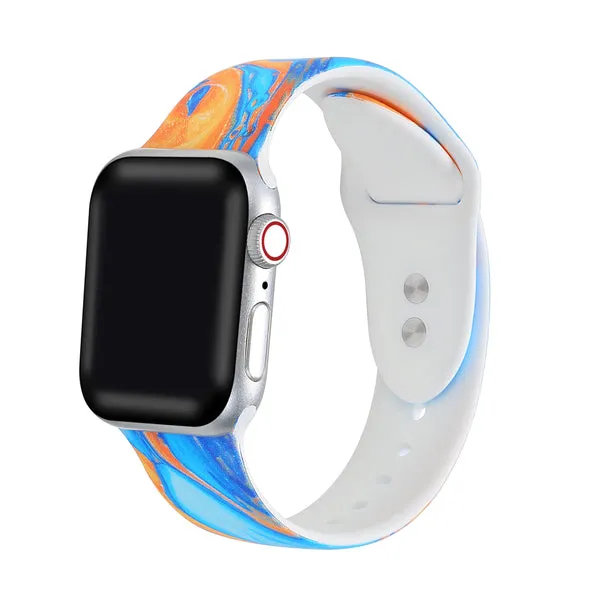 Printed Silicone Band for Apple Watch - FINAL SALE