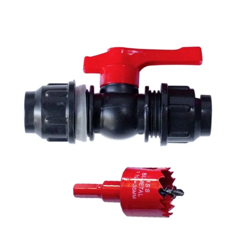 RentACoop Shut-Off Valve Kit Compatible with S.N.A.P PVC Watering System for Chickens, Poultry, and Other Animals