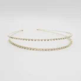 rhinestone thin headband bling jewel hairband for women