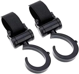 Safe-O-Kid- Metal Non-Slip Buggy/Pram Clips- Black (Pack of 1)