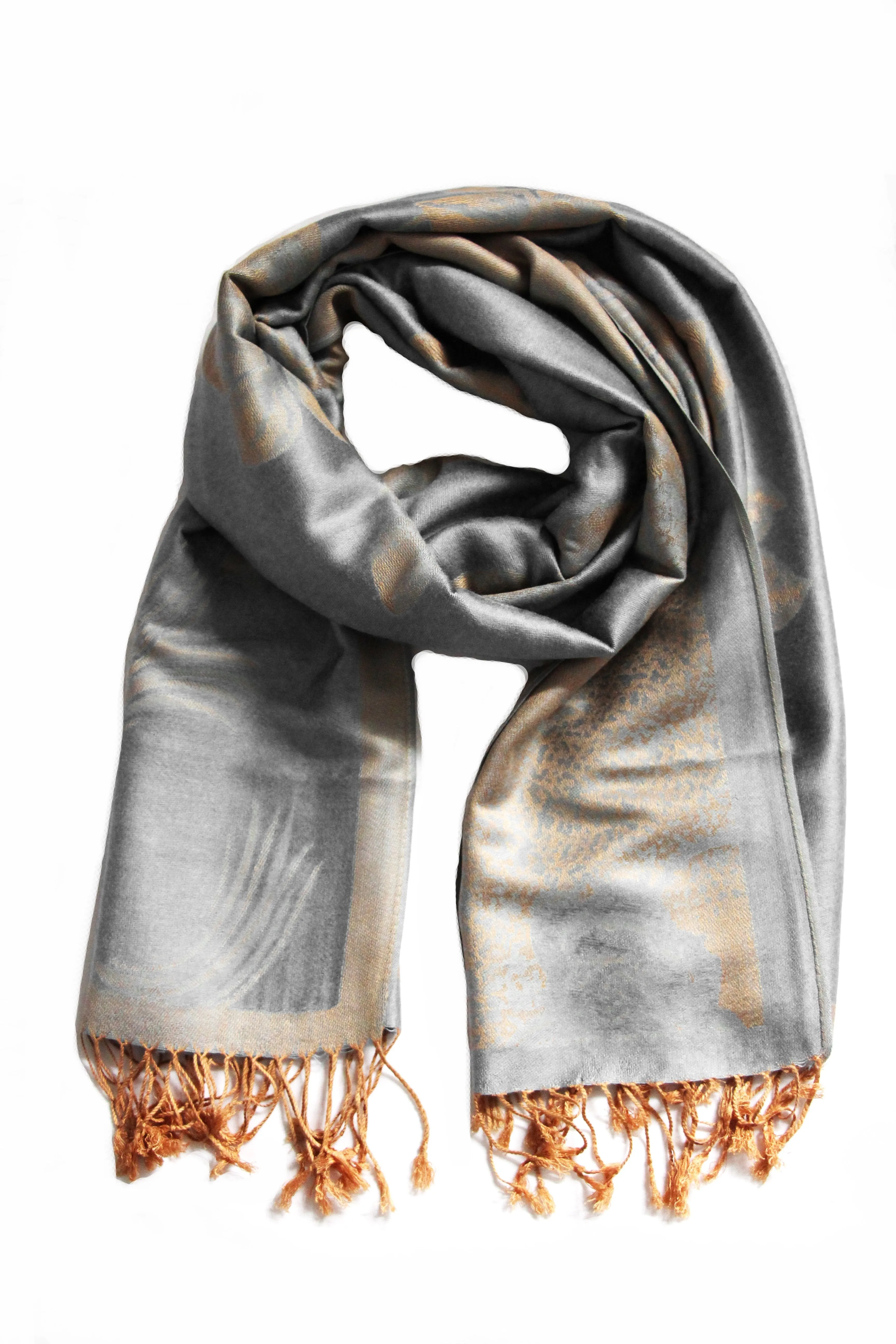 Sakkas Two Tone Rose Pashmina Scarf / Stole / Wrap