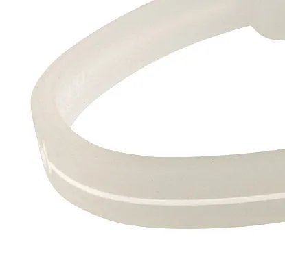 Silicone Ultra 1 Anklet - Translucent / White