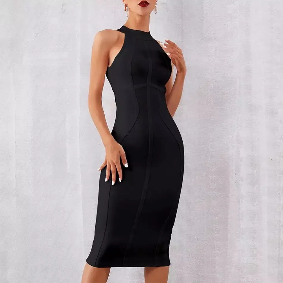 Starry Bandage Midi Dress