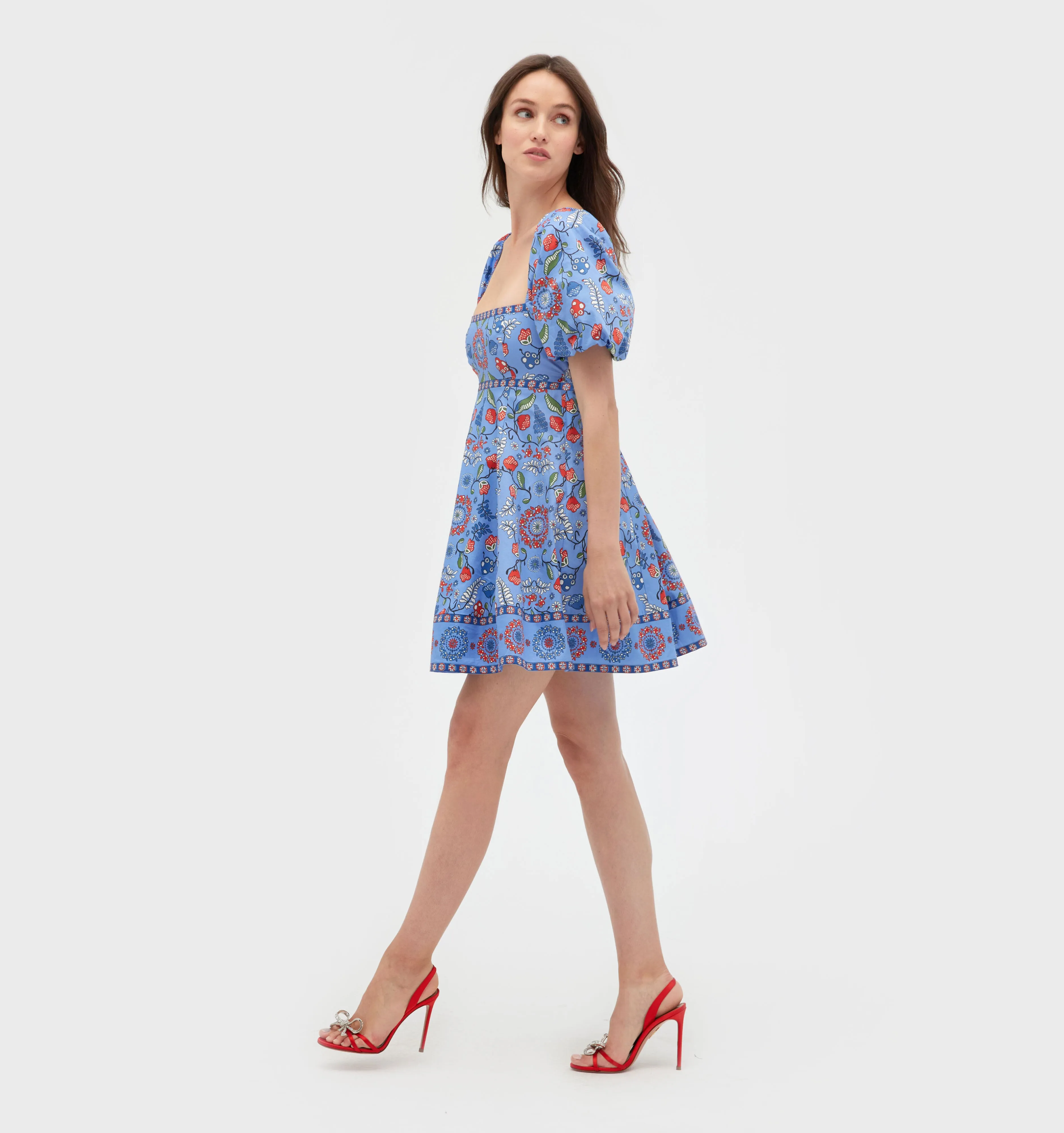 The Matilda Mini Dress - Swedish Floral