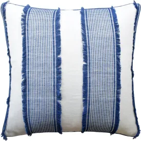 Tulum Blue Throw Pillow by Ryan Studio