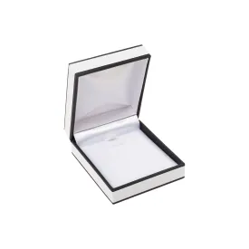 White and Black Pendant Necklace Box